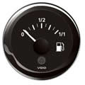 VDO ViewLine Fuel Level 3-180 Ohm Black 52mm gauge